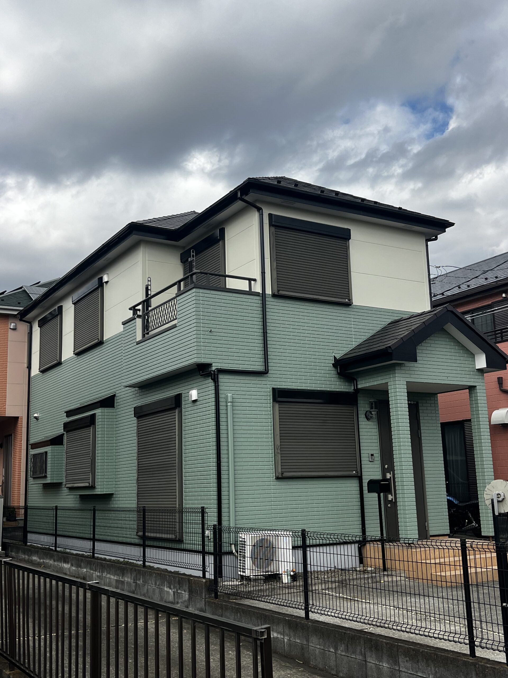 柴田様邸　目地打ち替え・外壁防水塗装・ベランダ防水・基礎防水塗装工事