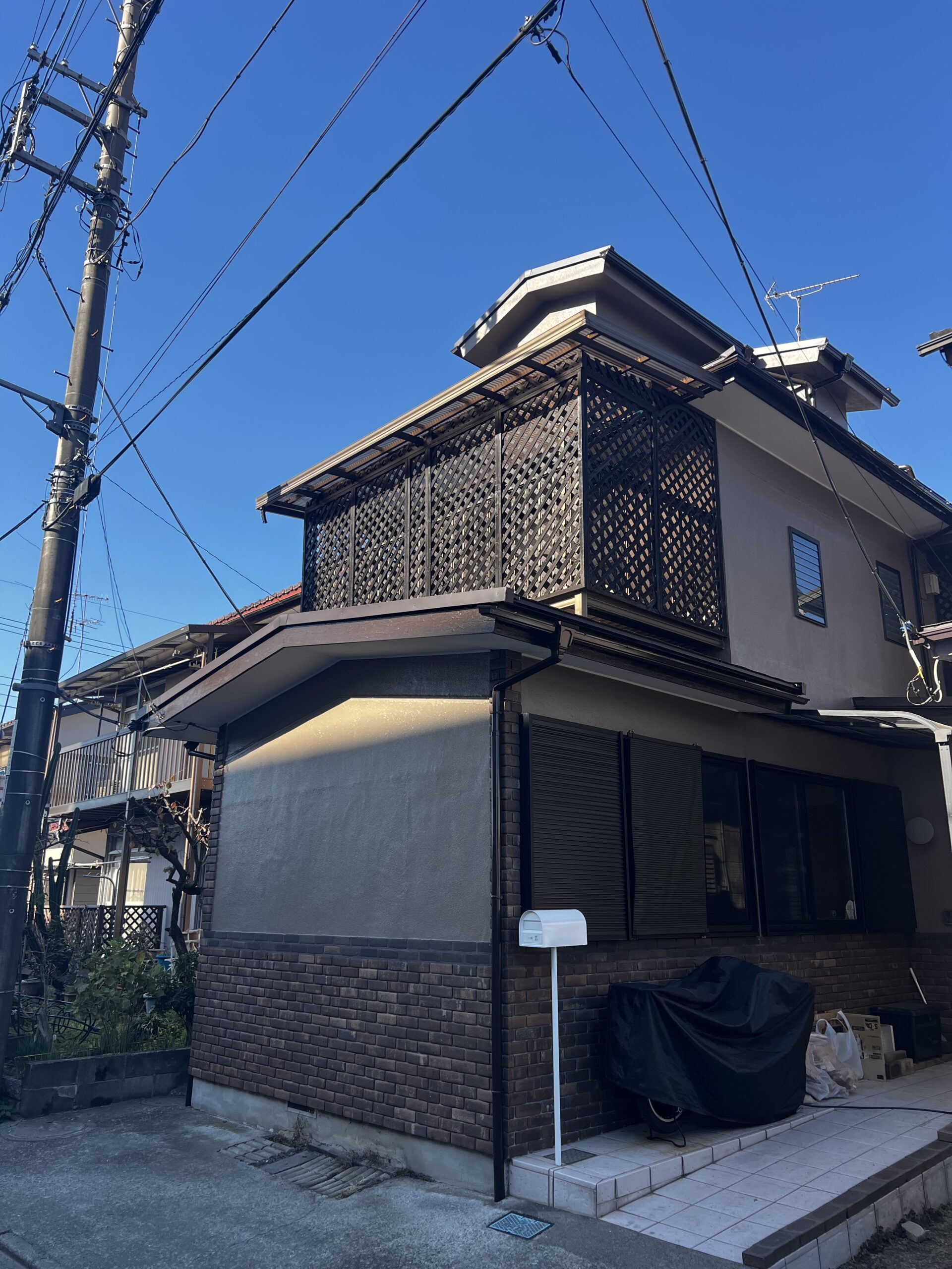 小林様邸　軒天井補強、増し張り・外壁防水塗装工事