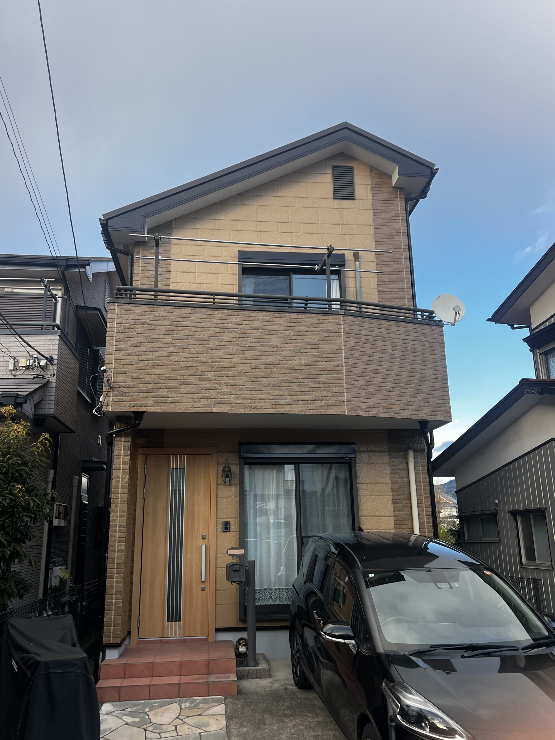 加藤様邸　外壁防水塗装（クリヤー）化粧目地打ち替え・ベランダ防水工事